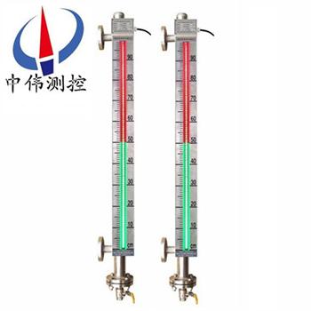 Magnetic bright two-color liquid level gauge